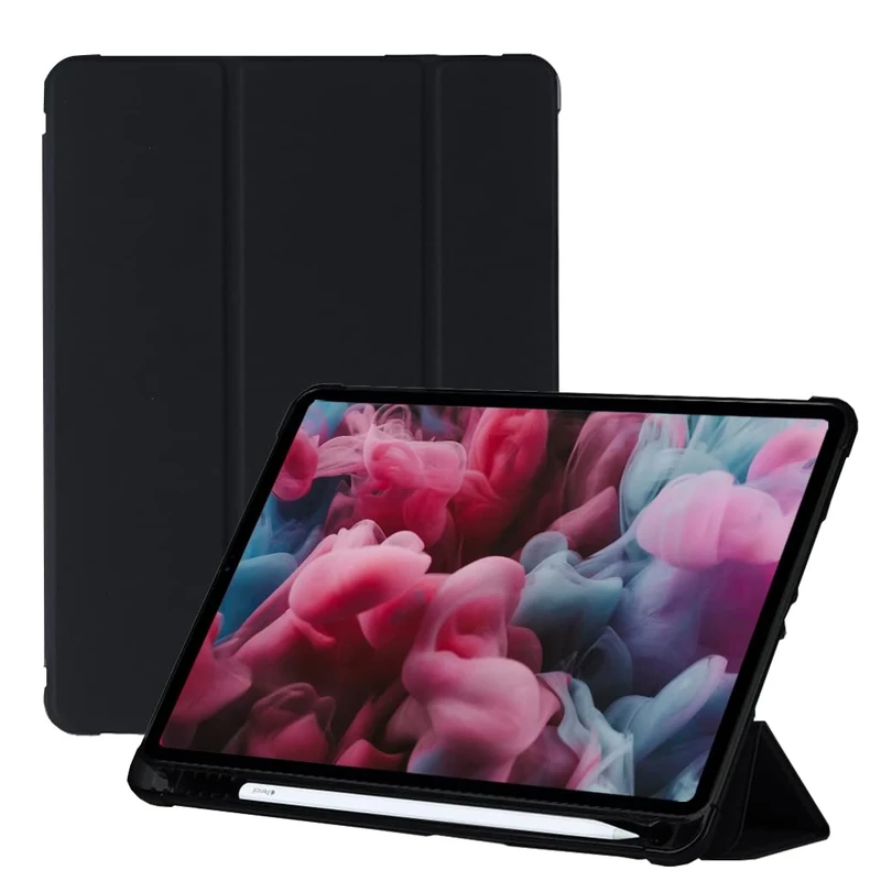 Case for iPad 9th/8th/7th Generation (10.2 Inch), Military Robust Shockproof Protective Case Cover with Shoulder Strap and Stand, White + Dark Pink