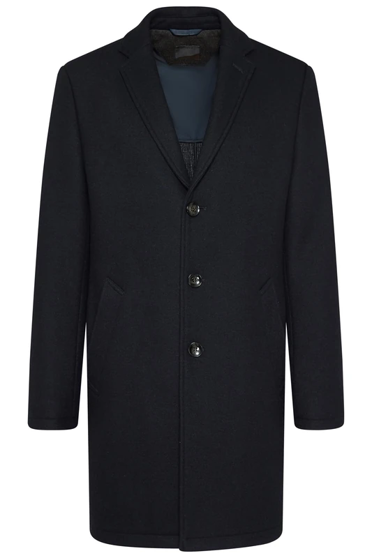 Bugatti Men's 428433-49072 Coat, marine-60,