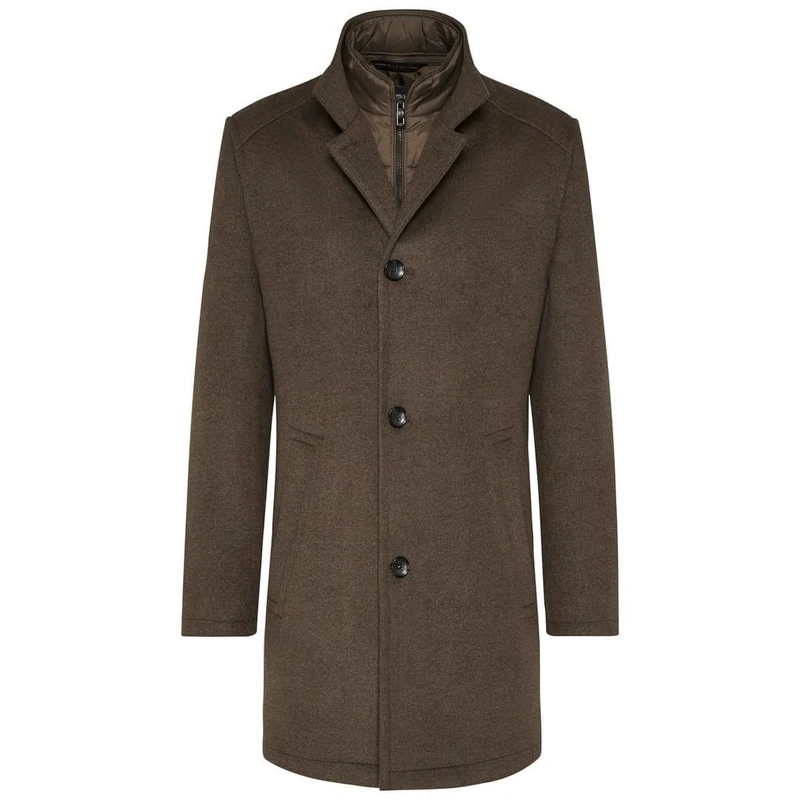 bugatti Men's 421428-49074 Coat, braun-20, 18