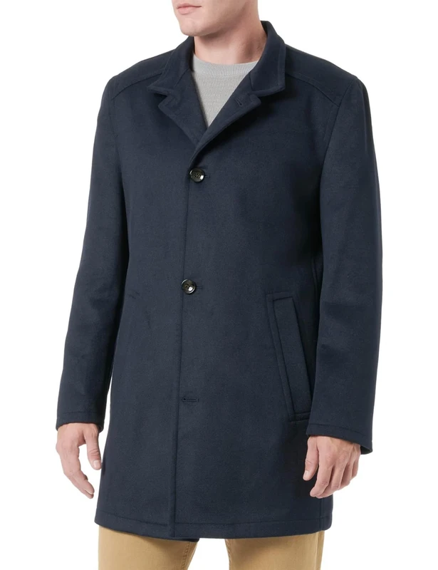bugatti Men's 421400-49074 Coat, marine-60, 29