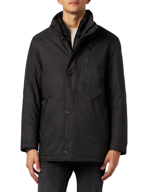 bugatti Men's 474028-49060 Jacket, Dark Green-30, 48