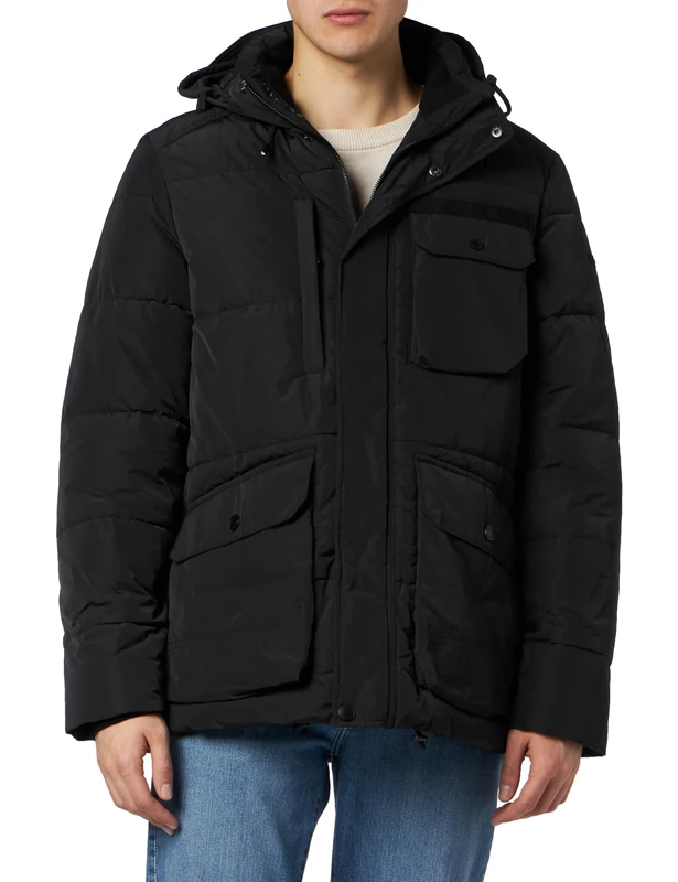 bugatti Men's 472313-41030 Jacket, Black-50, 54