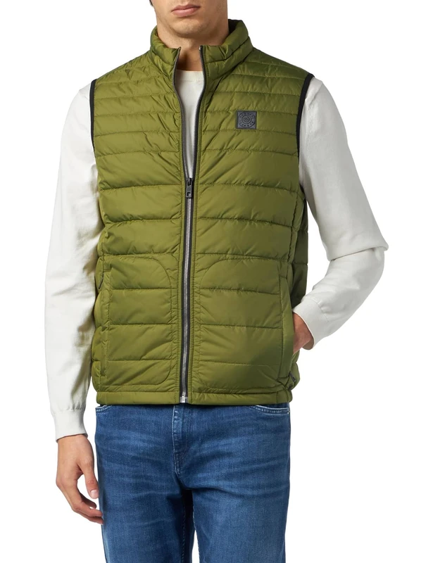 bugatti Men's 470100-41032 Sportswear Vests, Olive-30, 52