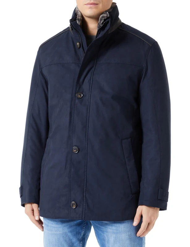 Bugatti Men's 477200-49018 Jacket, Navy-60, 110 cm