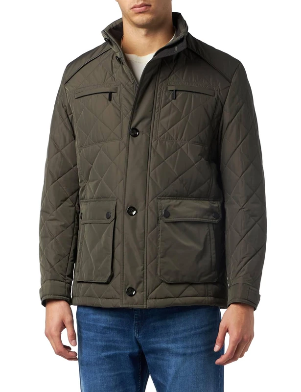 bugatti Men's 477800-49052 Jacket, Olive-30, 38