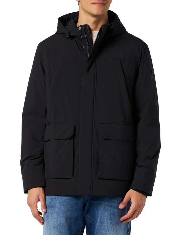 bugatti Men's 471213-41221 Jacket, Black-50, 20