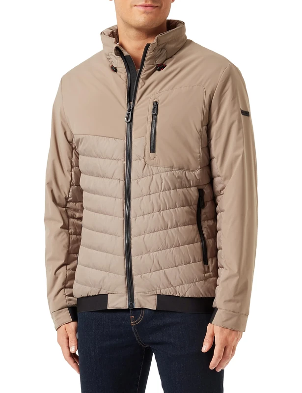 bugatti Men's 473200-41031 Blouson, beige-20, 28