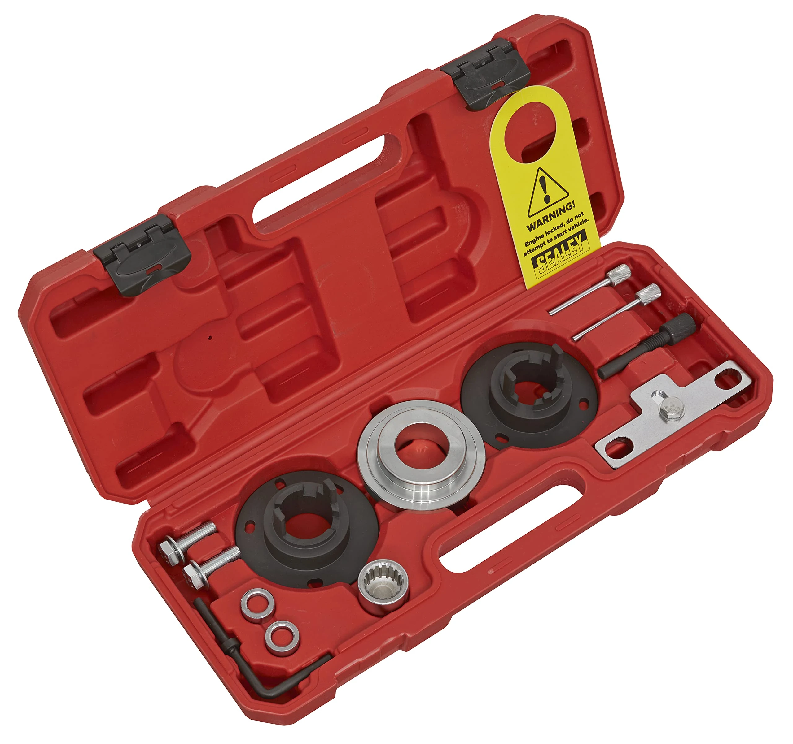 Sealey Timing Tool Kit for Ford 1.0 EcoBoost OEM Tools Ford 303-1661/1, 303-1661/2, 303-1661/3, 303-1603 303-1643, 310-018, 303-1604, 0132-AB, 23-019 Chain Drive - VSE5152