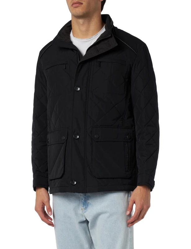 bugatti Men's Jacket, Black-50., 54