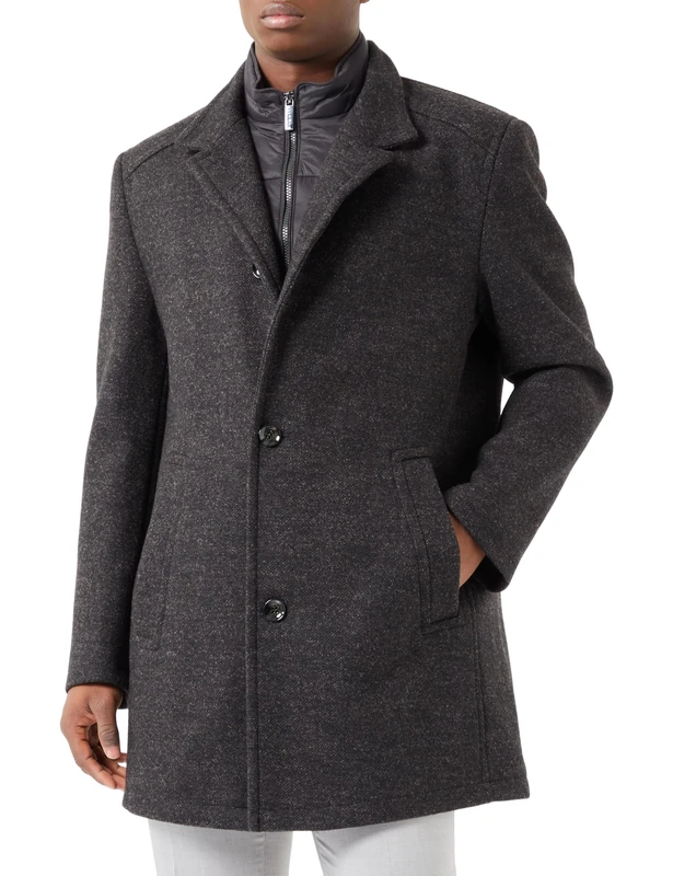 bugatti Men's 428628-49082 Coat, Brown 20, 98 cm