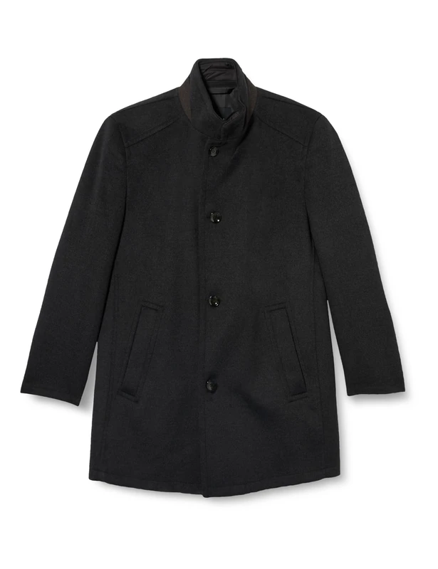 bugatti Men's 421428-49074 Coat, dunkelgrau-40,