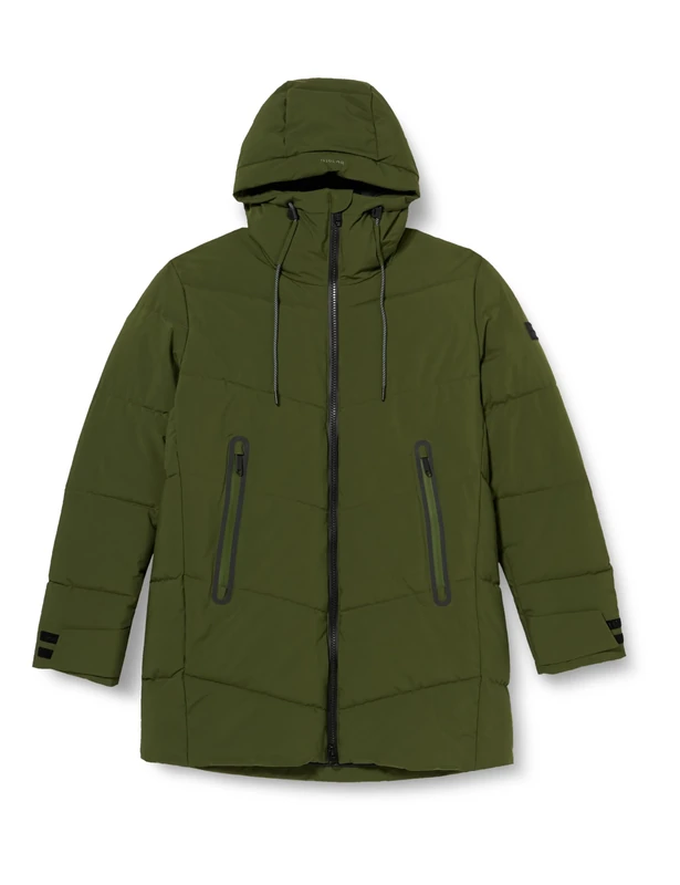 bugatti Men's 474613-41034 Coat, oliv-30, 48