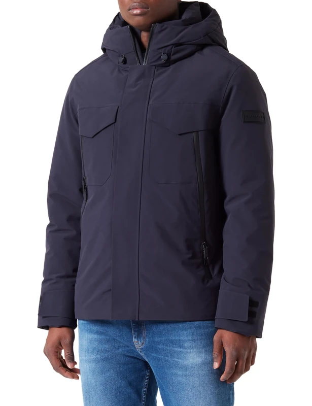 bugatti Men's 474413-41040 Blouson, marine-60, 46