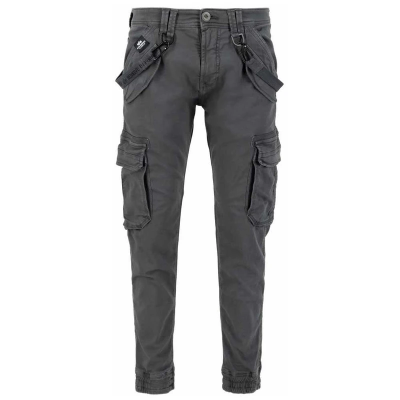 Alpha Industries Utility Mens Casual Trousers Vintage Grey