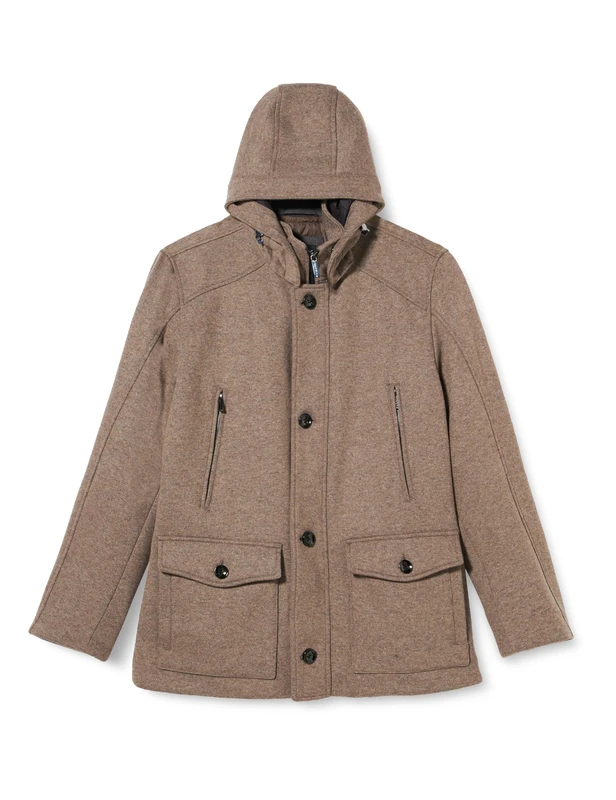 bugatti Men's 478213-49072 Jacket, taupe-20, 52