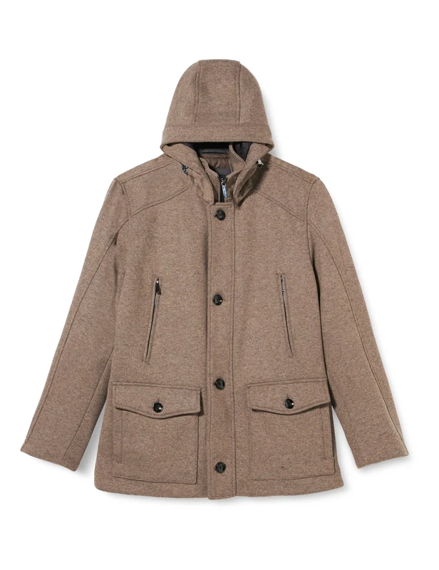 bugatti Men's 478213-49072 Jacket, taupe-20, 54