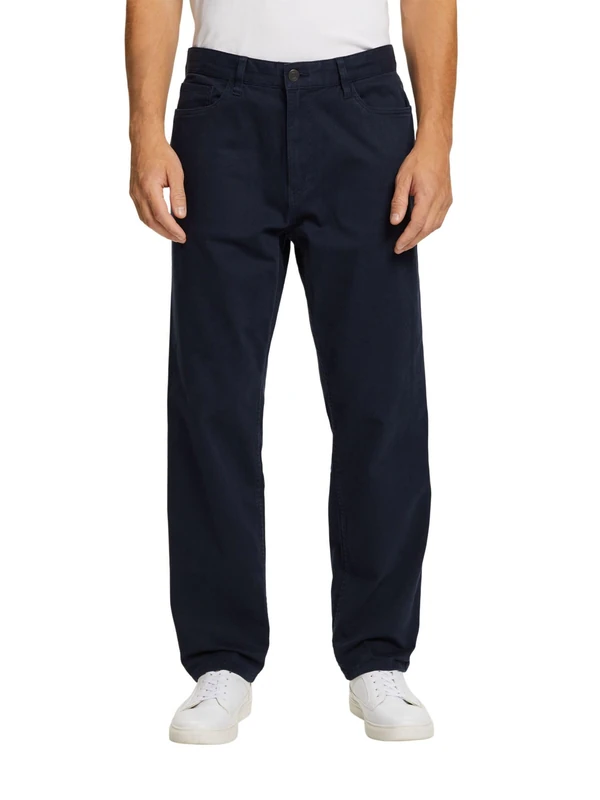 ESPRIT Men's Trousers, 400/Navy, 29 W/30 L
