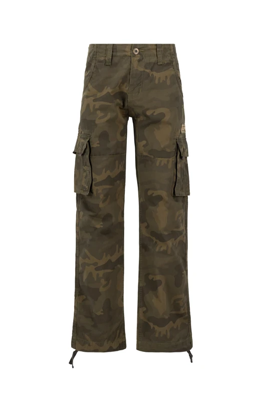 Alpha Industries Men's Jet Pant, Olive Camo, 28 W