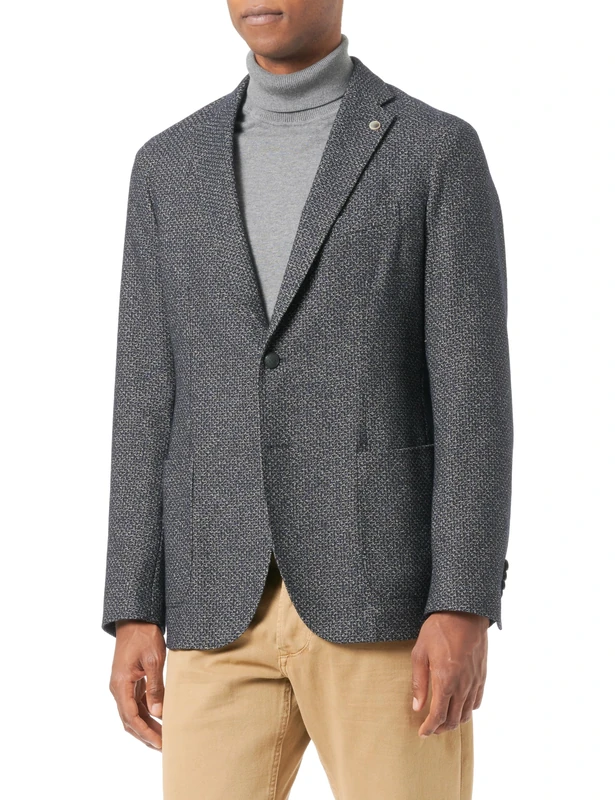 bugatti Men's 497100-49274 Blazer, marine-60, 44R