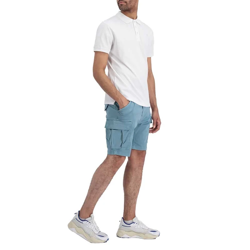 Alpha Industries Airman Men's Shorts, Greyblue, 29W