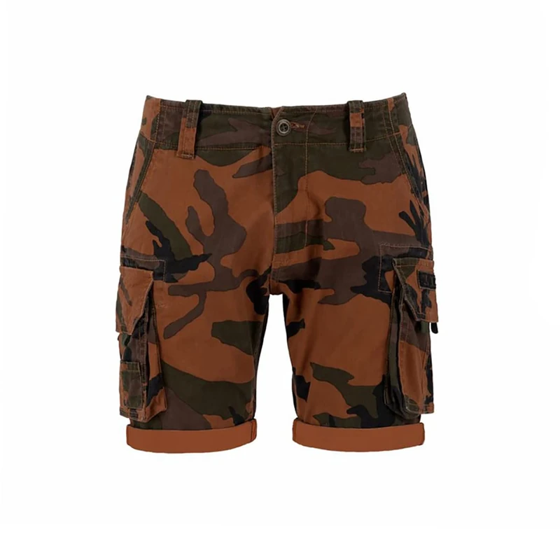 Alpha Men's Crew Short Bermuda, 681-burned camo, 29 (EU)