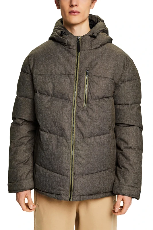 ESPRIT Men's 093ee2g305 Jacket, 356/Dark Khaki 2, XXL