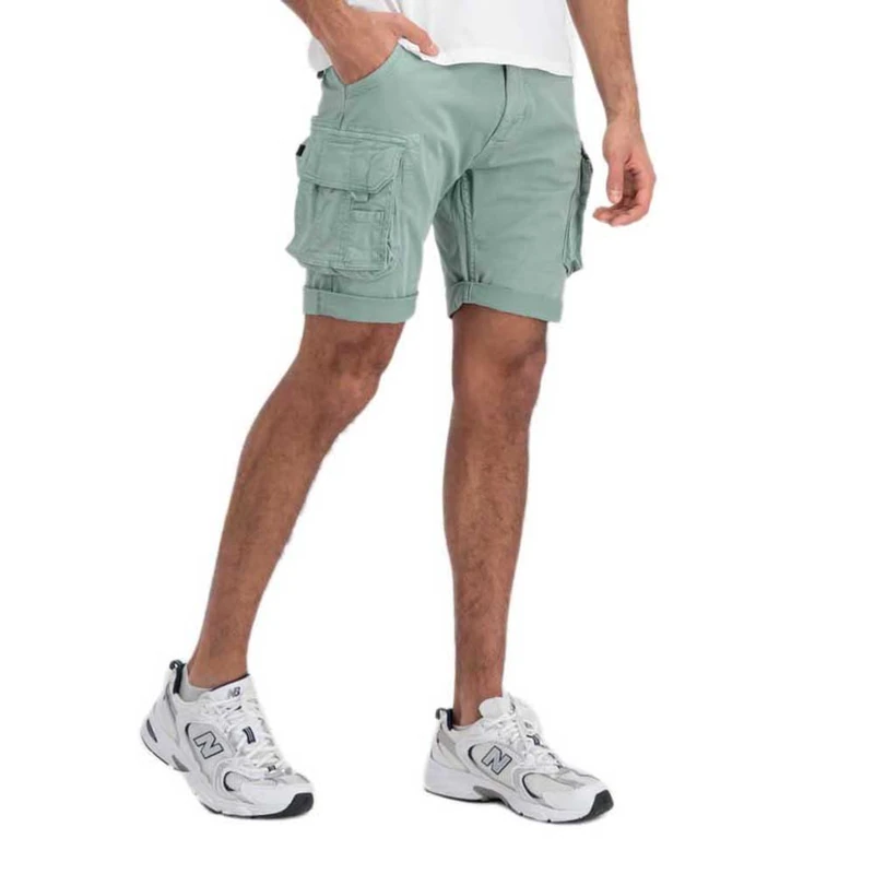 Alpha Herren Crew Short Bermuda, 680-dusty Green, 31 W