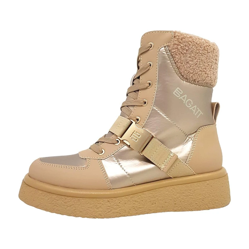 BAGATT Women's Catania boots, beige, 5 UK