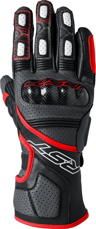 RST Fulcrum CE Perforated Leather Motorcycle Gloves - L