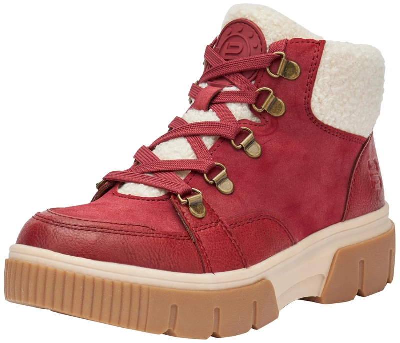 BAGATT Women's Molfetta boots, red, 8 UK