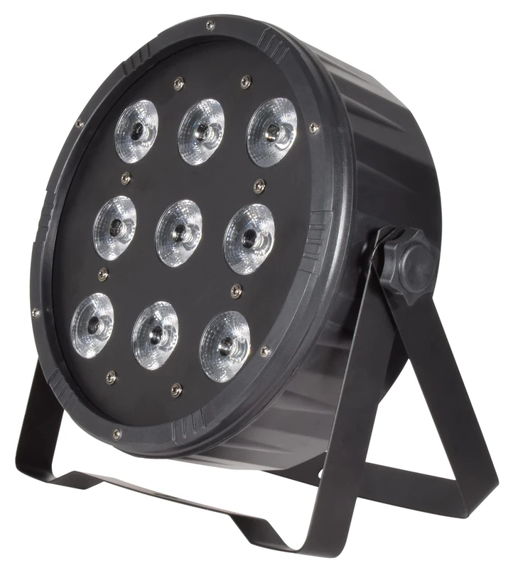 QTX | PAR-54: Light & Compact RGBW LED PAR Can | 9 x 6W RGBW LEDs