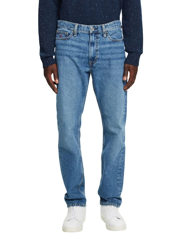 ESPRIT Men's Jeans, 902/Blue Medium Wash, 28 W/32 L - Image 1
