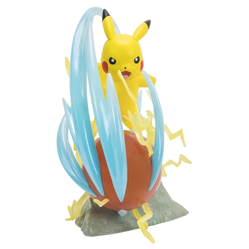 Bizak Pokemon Pikachu Statue Large with Lights Decorated by Her Big Detail (63222370)