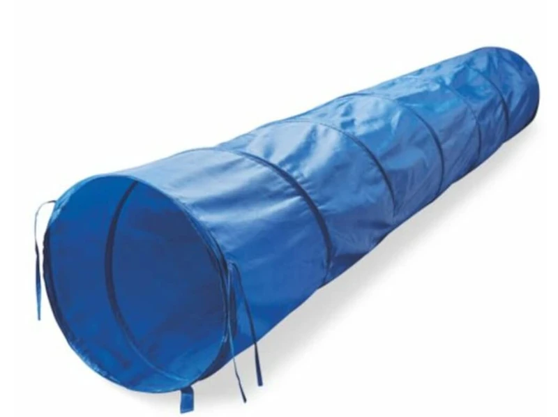 maxxpro Agility for the Dog - Dog Tunnel with Pegs - 2 m - Blue