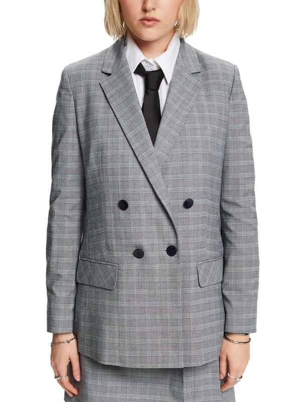ESPRIT Women's Blazer, Blue, 18