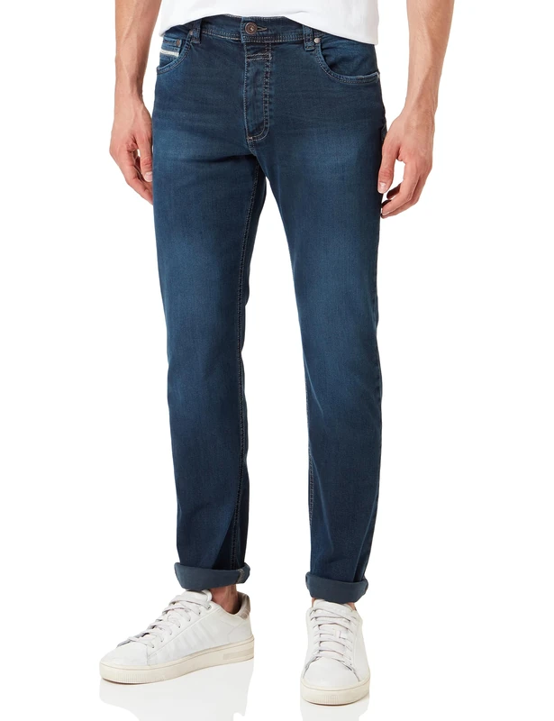 bugatti Men's Jeans, Marine-386, 33 W/32 L - Image 1