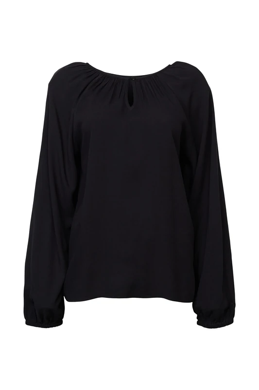 ESPRIT Women's Blouse, 001/Black, S - Image 1