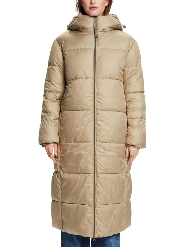 ESPRIT Women's 093eo1g305 Jacket, 250/Khaki Beige, S