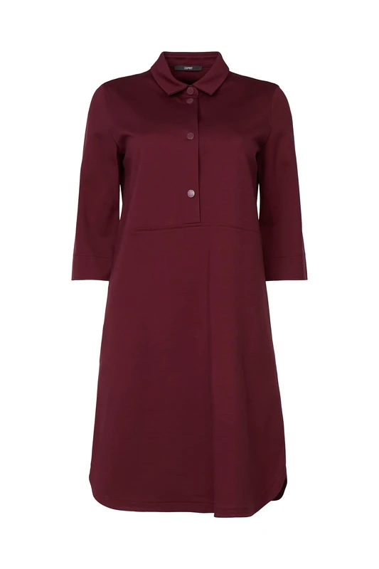 ESPRIT Women's 083ee1e337 Dress, 515/Aubergine, UK 4