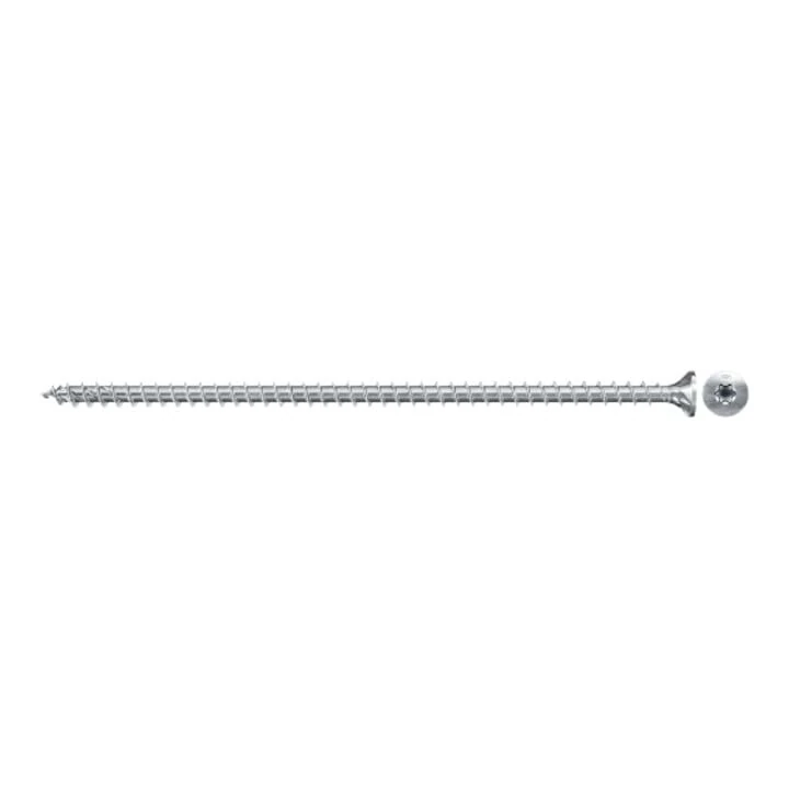fischer PowerFull II 8.0 x 220, Premium Fully Threaded Screw (Pack of 50) with Innovative Tip Geometry, Steel Screw for Load-bearing Wood Structures with Countersunk Head, Reduces Splitting Risk