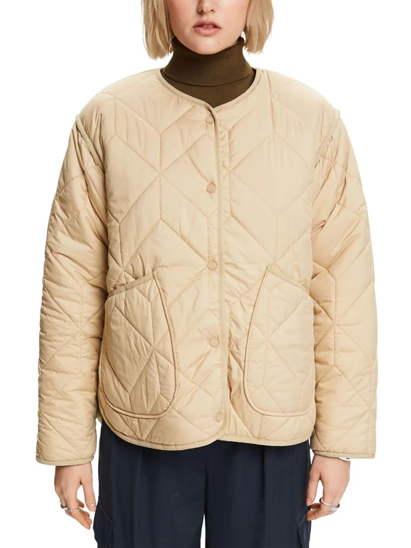 ESPRIT Women's 083eo1g307 Jacket, 285/Sand, M