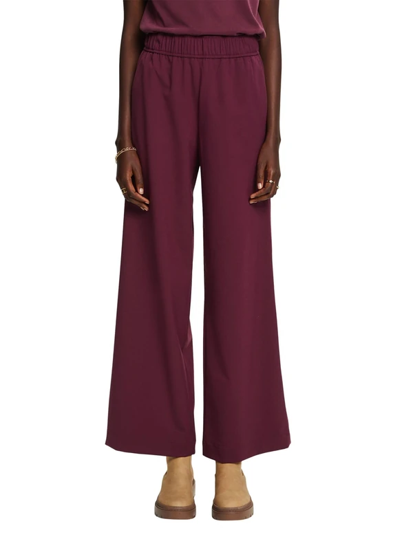 ESPRIT Collection Women's 083eo1b301 Pants, Aubergine, 32W x 32L