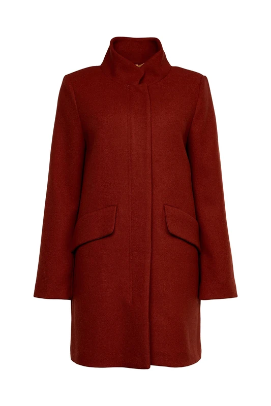 ESPRIT Women's 083ee1g406 Jacket, 220/Rust Brown, XL