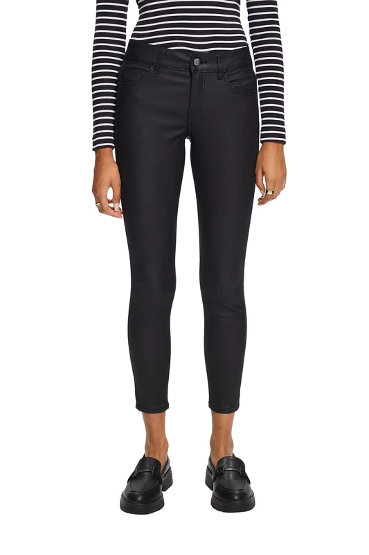 ESPRIT Women's 093ee1b328 Pants, 001/Black, 34W x 32L