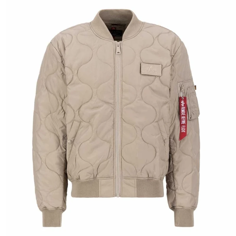 Alpha Industries MA-1 ALS Bomber Jacket for Men Vintage Sand