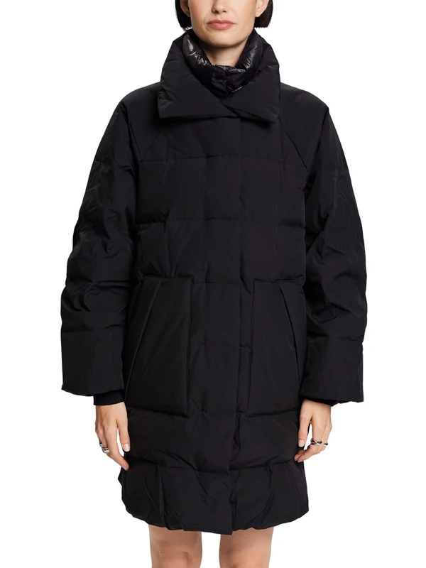 ESPRIT Women's 093ee1g315 Jacket, 001/Black, XL