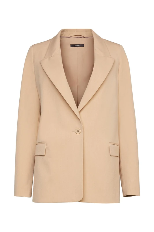 ESPRIT Women's Blazer, Beige, 18