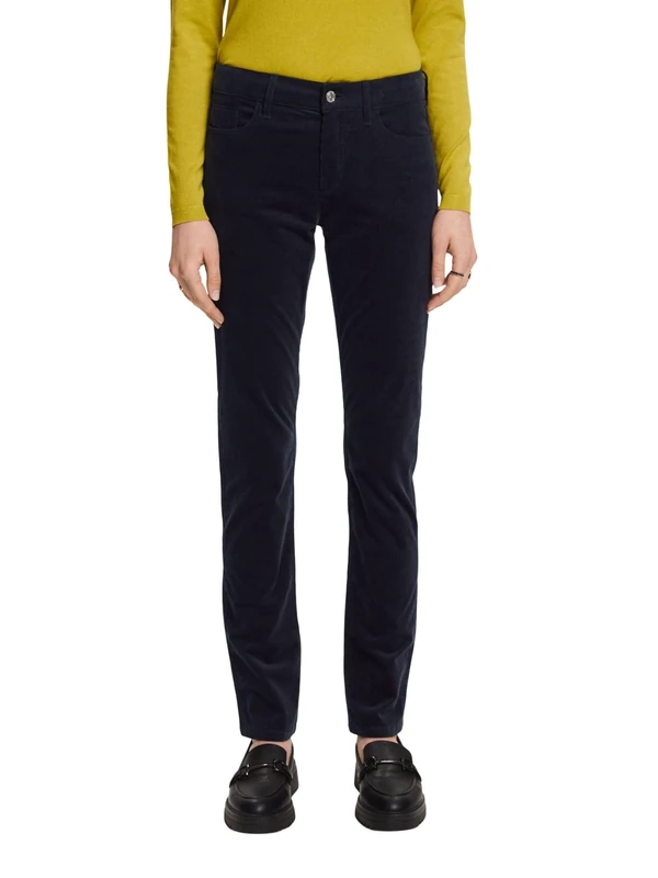 ESPRIT Women's 093ee1b305 Pants, 400/Navy, 31W x 30L