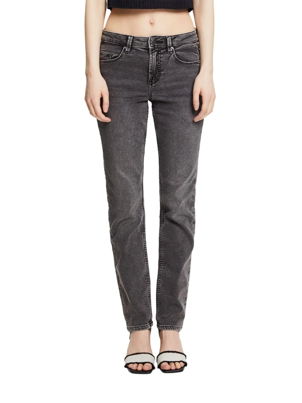 ESPRIT Women's Jeans, 912/Black Medium Wash, 25W x 32L