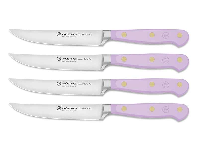 WÜSTHOF Classic Purple Yam 4 Piece Steak Knife Set - Image 1
